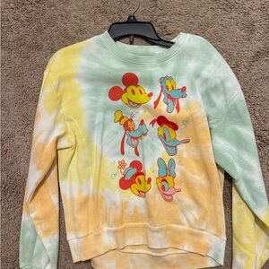 Disney Pastel Sweatshirt with Characters